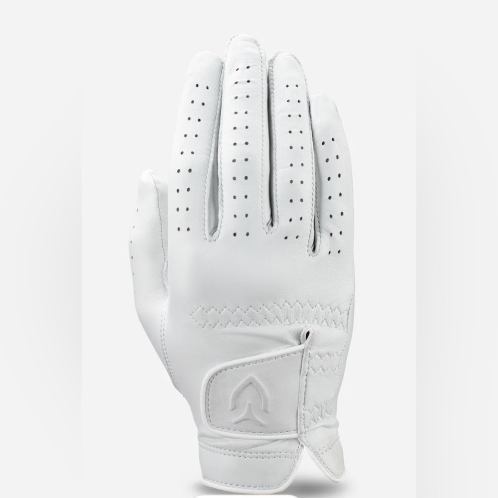 Vessel Lux Golf Glove-White/Right Hand Medium